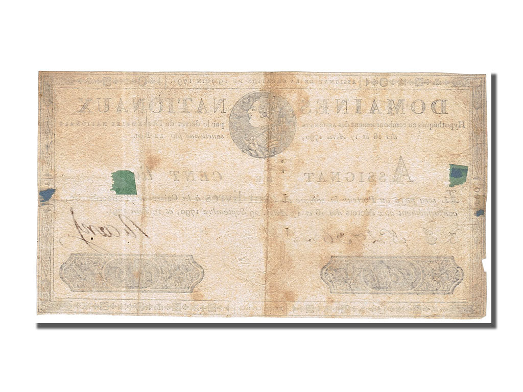 Banknote, France, 100 Livres, 1791, Ricard, 1791-06-19, VF(30-35), KM:A44A
