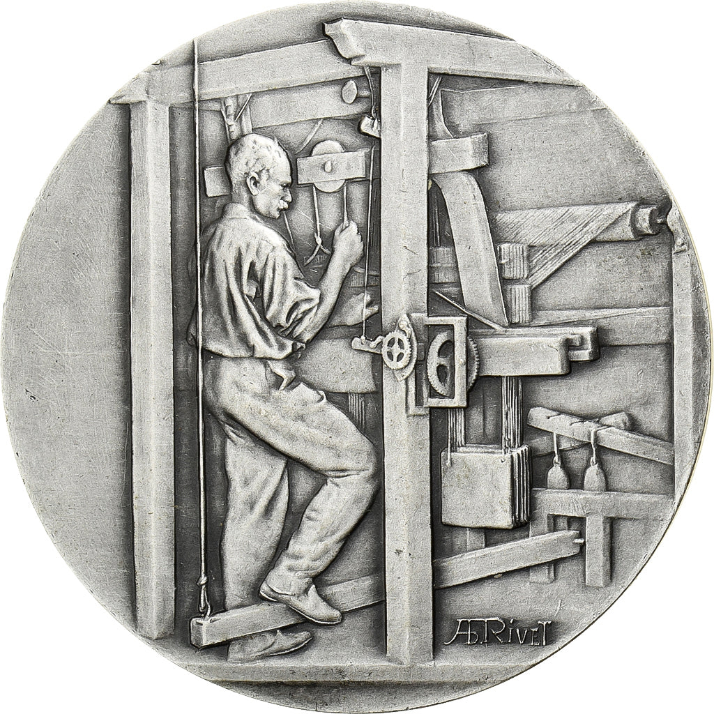 Francia, medalla, Association Générale des tissus et des matières textiles