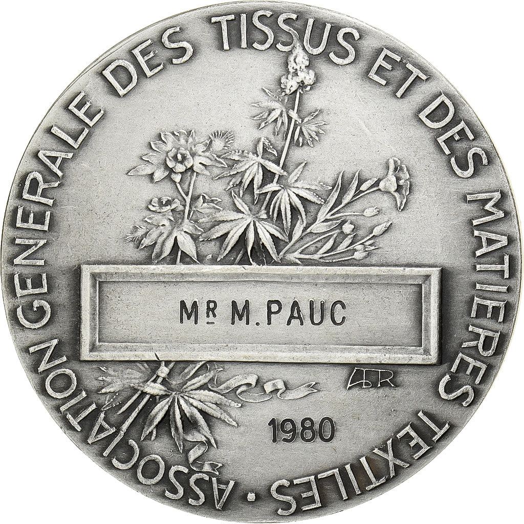 Francia, medalla, Association Générale des tissus et des matières textiles