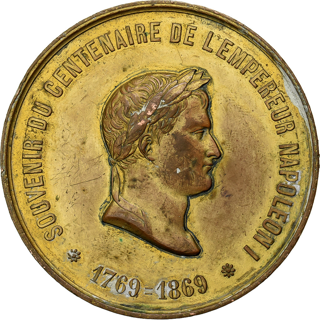 França, medalha, Souvenir du Centenaire de Napoléon Ier, 1869, Bronze