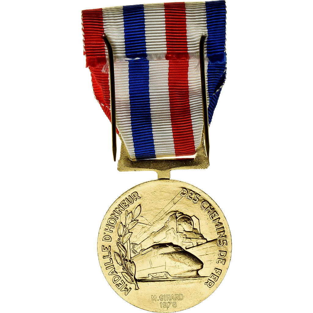 Frankreich, Honneur des Chemins de Fer, Railway, Medaille, 1978, Palme