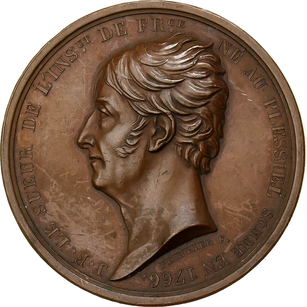 Francia, medaglia, J.-F. Le Sueur, 1826, Bronzo, Peuvrier, SPL-