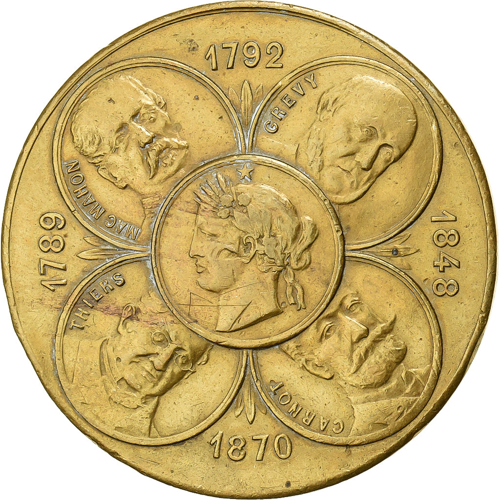 France, Medal, Souvenir de l'Exposition Universelle de Paris, 1889, Bronze