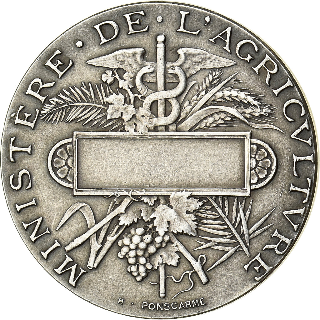 Frankreich, Medaille, Ministère de l'Agriculture, Silber, Ponscarme, VZ
