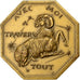 Francja, Token, Voeux les plus Vifs, Brązowy, Zodiaque - Bélier, AU(55-58)