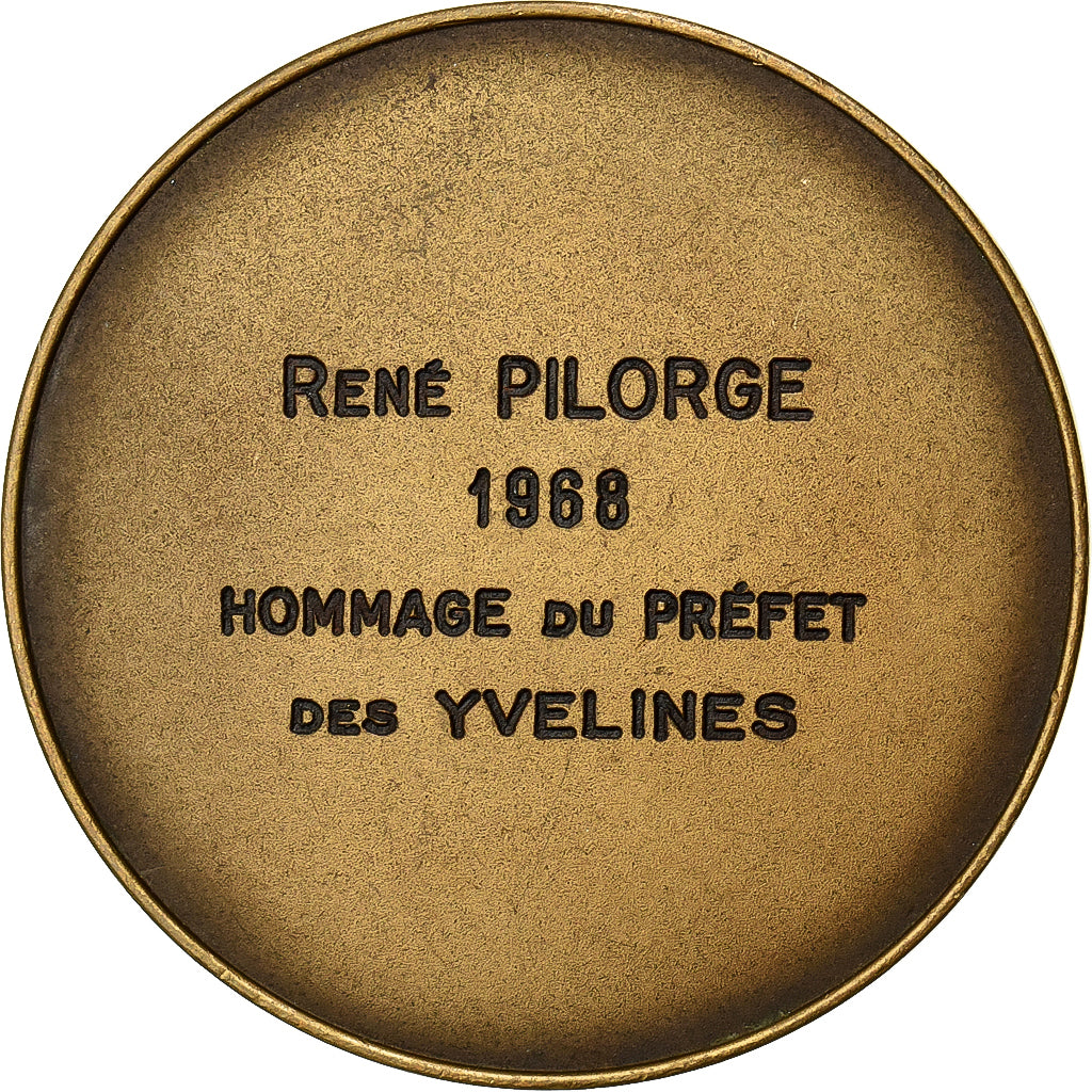 Frankrijk, Medaille, Reconnaissance, 1968, Bronzen, Delannoy, PR