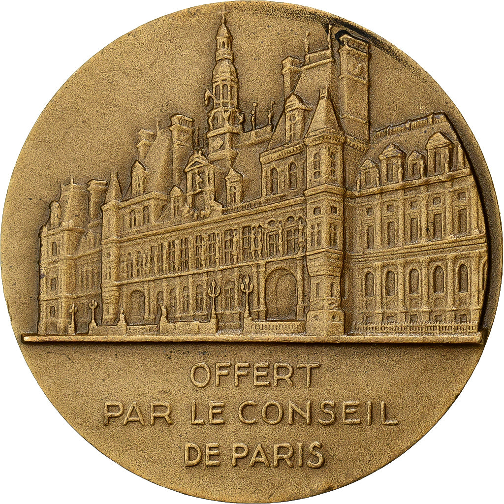 Francia, medaglia, Conseil de Paris, 1970, Bronzo, Dammann, SPL-
