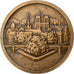 France, Medal, Ile de la Cité, Notre Dame, Paris, 1970, Bronze, Turin