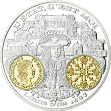 France, Médaille, 2000 Ans d'Histoire Monétaire, Louis d'Or, Argent, FDC