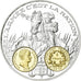 France, Medal, 2000 Ans d'Histoire Monétaire, 1 Franc Napoléon Ier, Silver