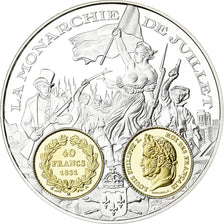 France, Médaille, 2000 Ans d'Histoire Monétaire, 40 Francs or Louis-Philippe