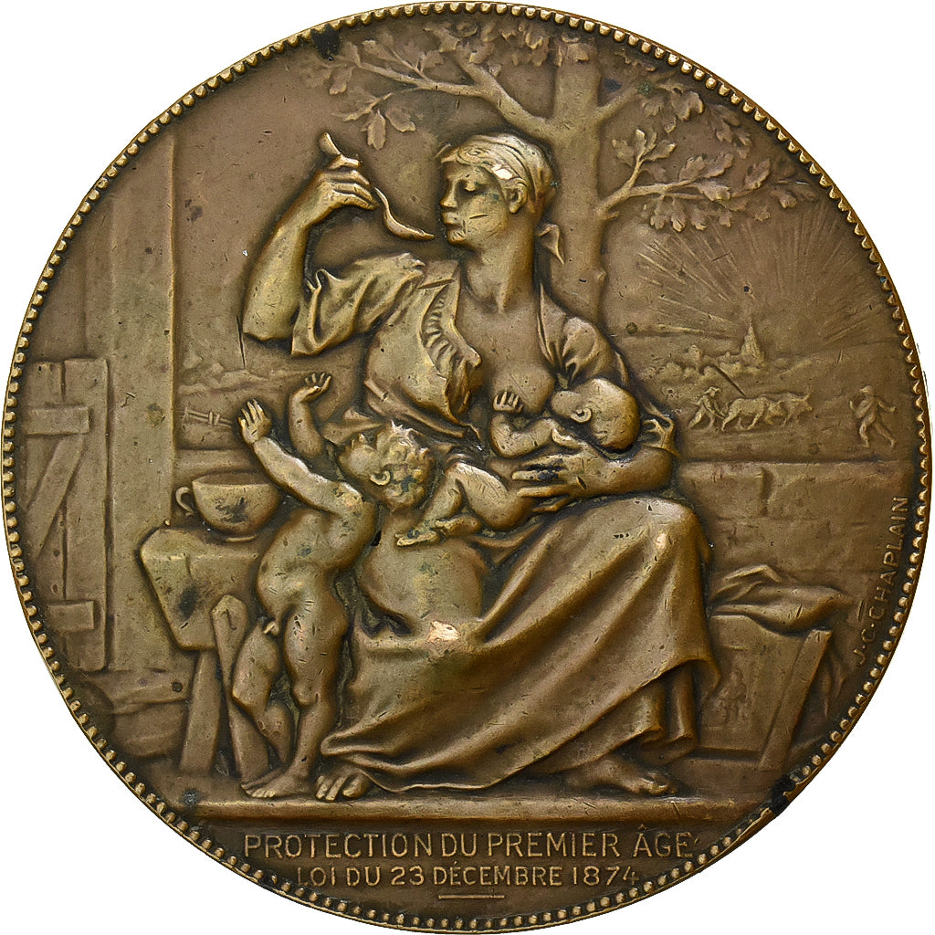 Francia, medaglia, Protection du Premier Age, Ministère de l'Intérieur