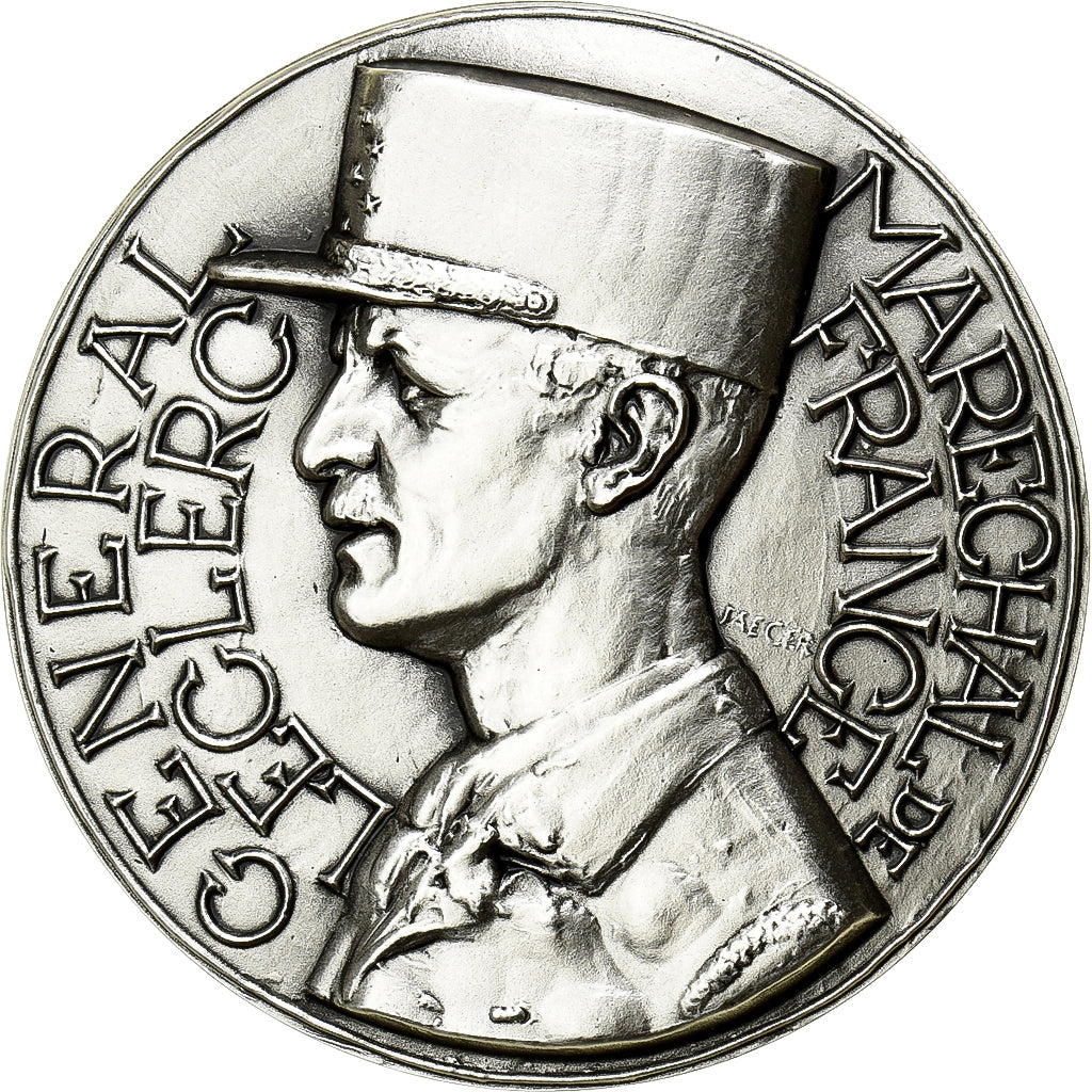 França, medalha, Collection Seconde Guerre Mondiale, Général Leclerc, Bronze