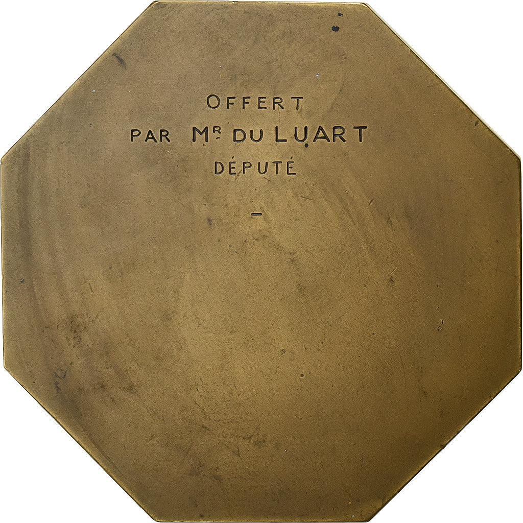 France, Medal, La Porteuse de Fleurs, n.d., Bronze, Turin, AU(55-58)