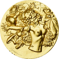 Francia, medaglia, La Cinquième Saison, Automne, Bronzo dorato, Nino Ferrari