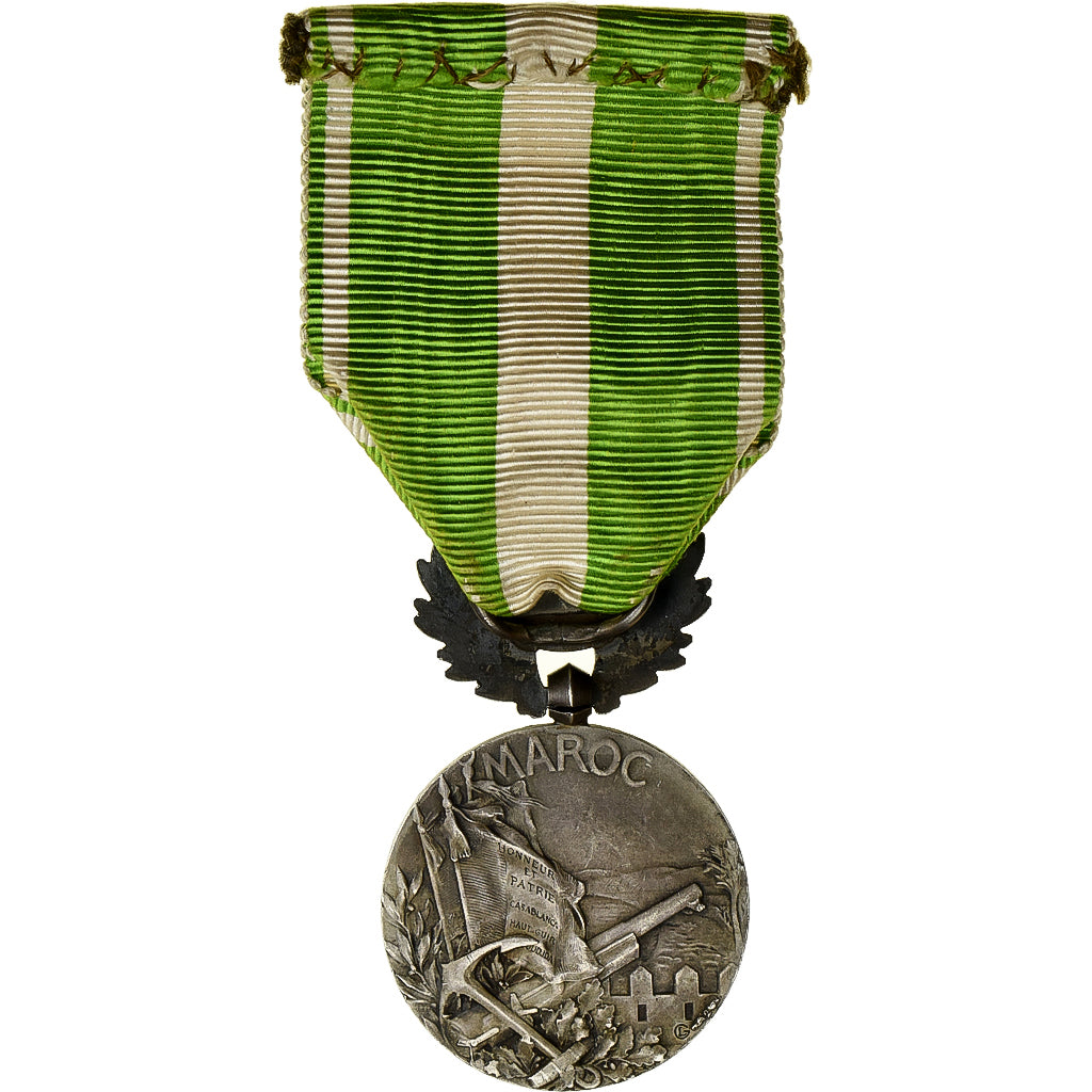 Francja, Médaille Coloniale du Maroc, Guerre du RIF, medal, Doskonała