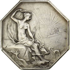 França, Token, Chambre de Commerce de Saint-Nazaire, Prata, O.Roty, AU(50-53)