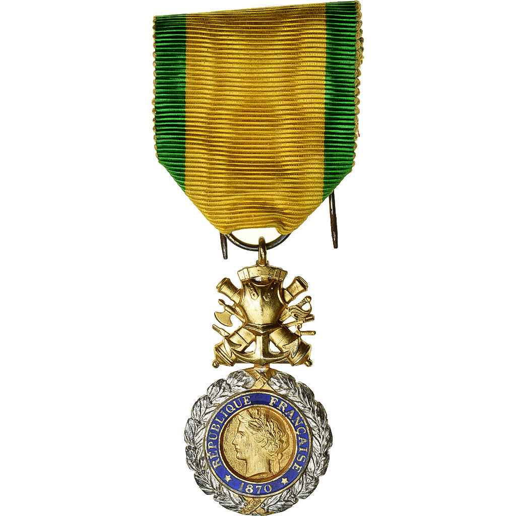 Francja, Troisième République, Valeur et Discipline, medal, 1870, Doskonała