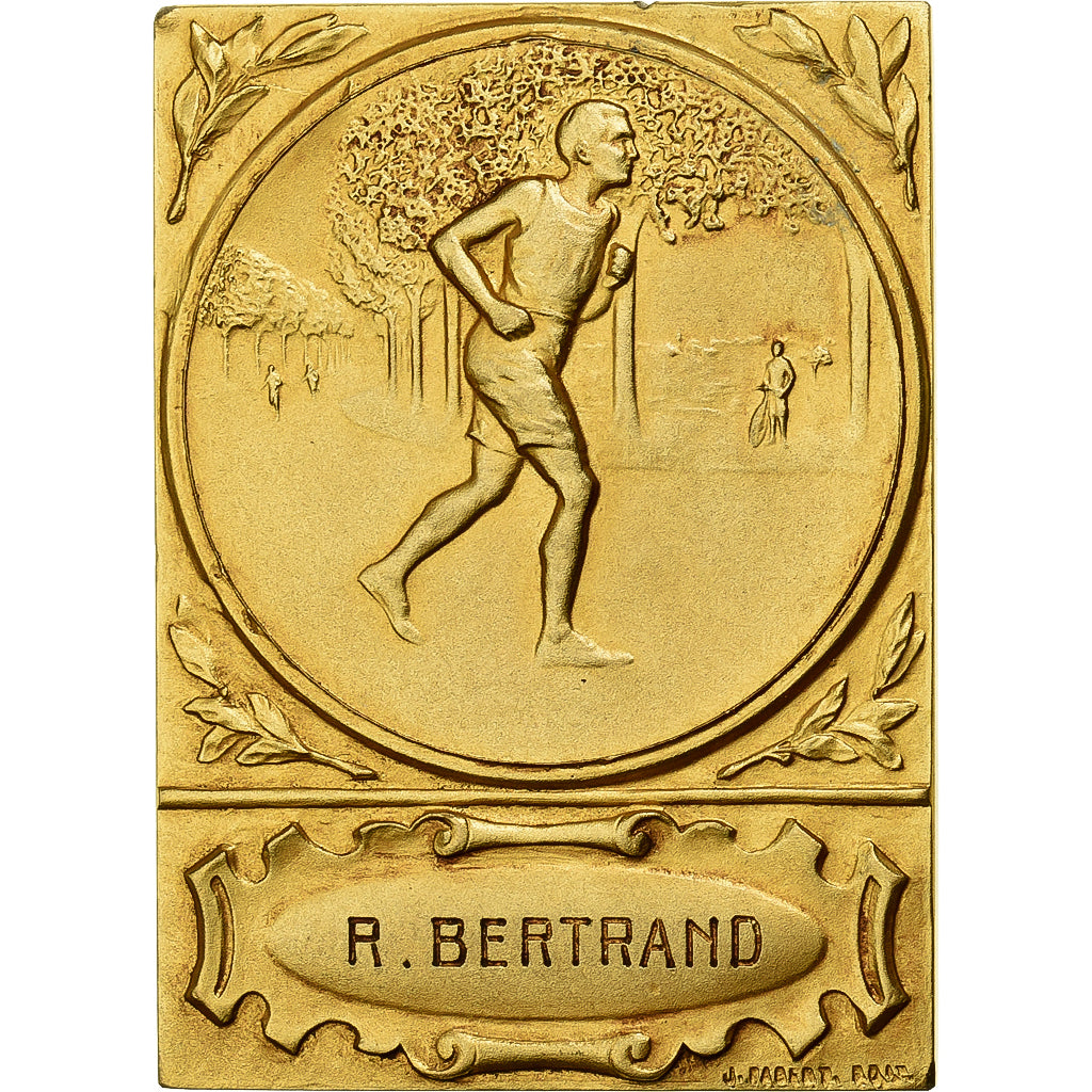 Frankreich, Medaille, Sport, Course à Pied, Gilt Bronze, UNZ