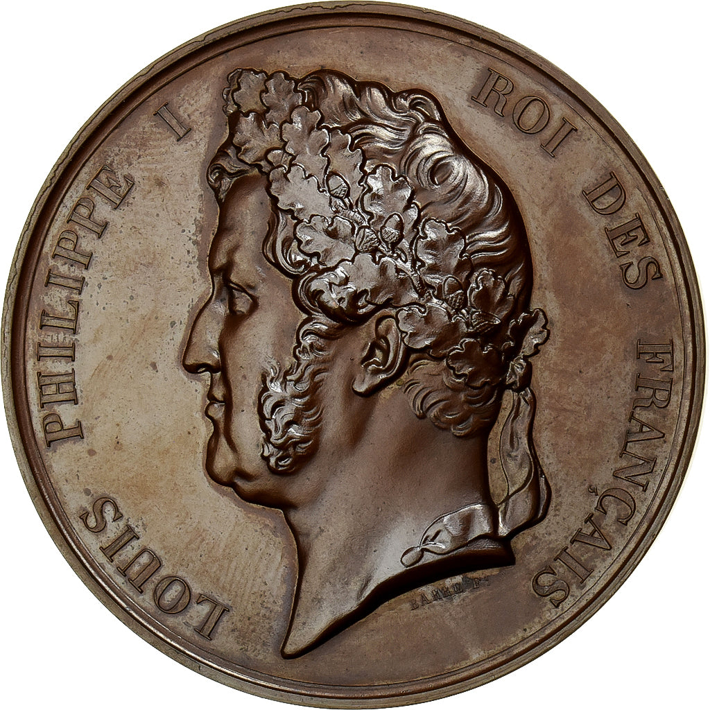 France, Medal, Louis-Philippe Ier, Bronze, Barre, MS(63)