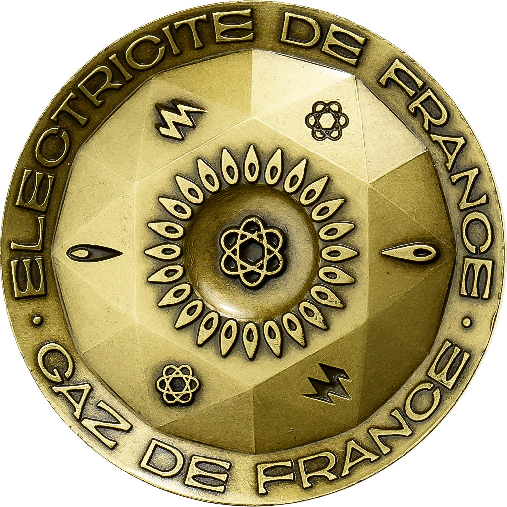Frankrijk, Medaille, Electricité-Gaz de France, Bronzen, UNC-