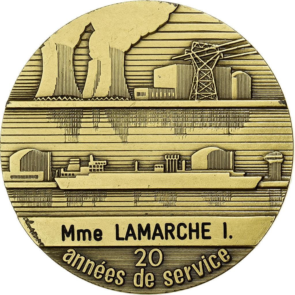 Frankrijk, Medaille, Electricité-Gaz de France, Bronzen, UNC-