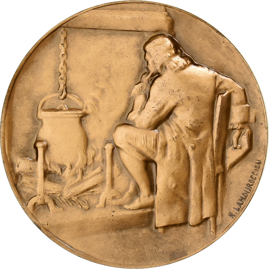 Francia, medaglia, La Vapeur, 1977, Bronzo, Lamourdedieu, SPL