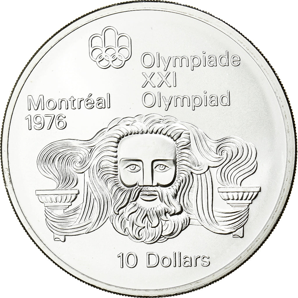 Canada, Elizabeth II, 10 Dollars, 1976, Royal Canadian Mint, Argento, FDC, KM:93