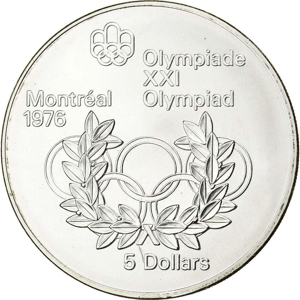 Kanada, Elizabeth II, 5 Dollars, 1976, Royal Canadian Mint, Silber, STGL, KM:89