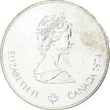 Canada, Elizabeth II, 5 Dollars, 1976 Olympics - Athlete with Torch, 1976, Royal