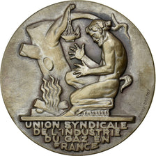 Francia, medaglia, Union Syndicale de l'Industrie du gaz en France, Argento