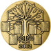 Francia, medaglia, Calendrier, Nouvelle Année, Arbre, 2002, Bronzo, MDP, SPL-