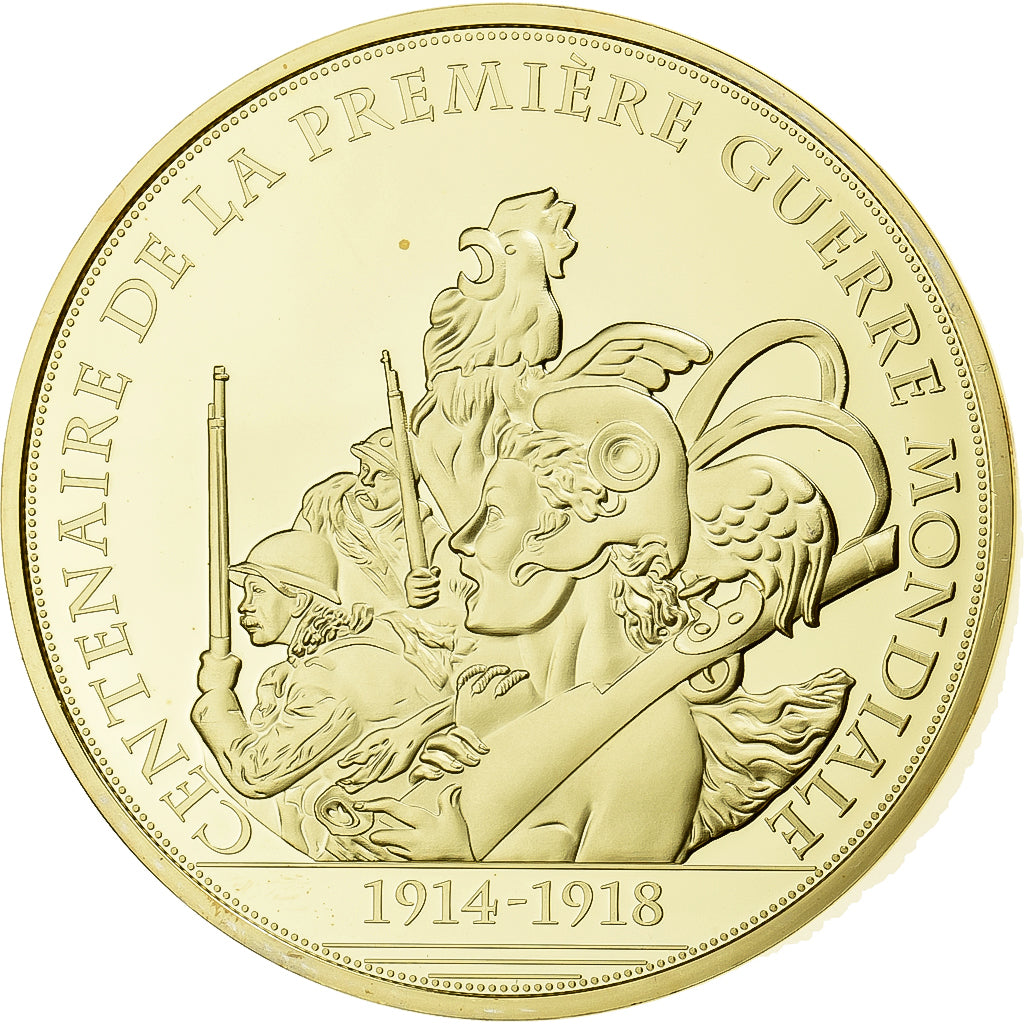Francia, medaglia, Centenaire Première Guerre Mondiale, Les Dardanelles, Rame