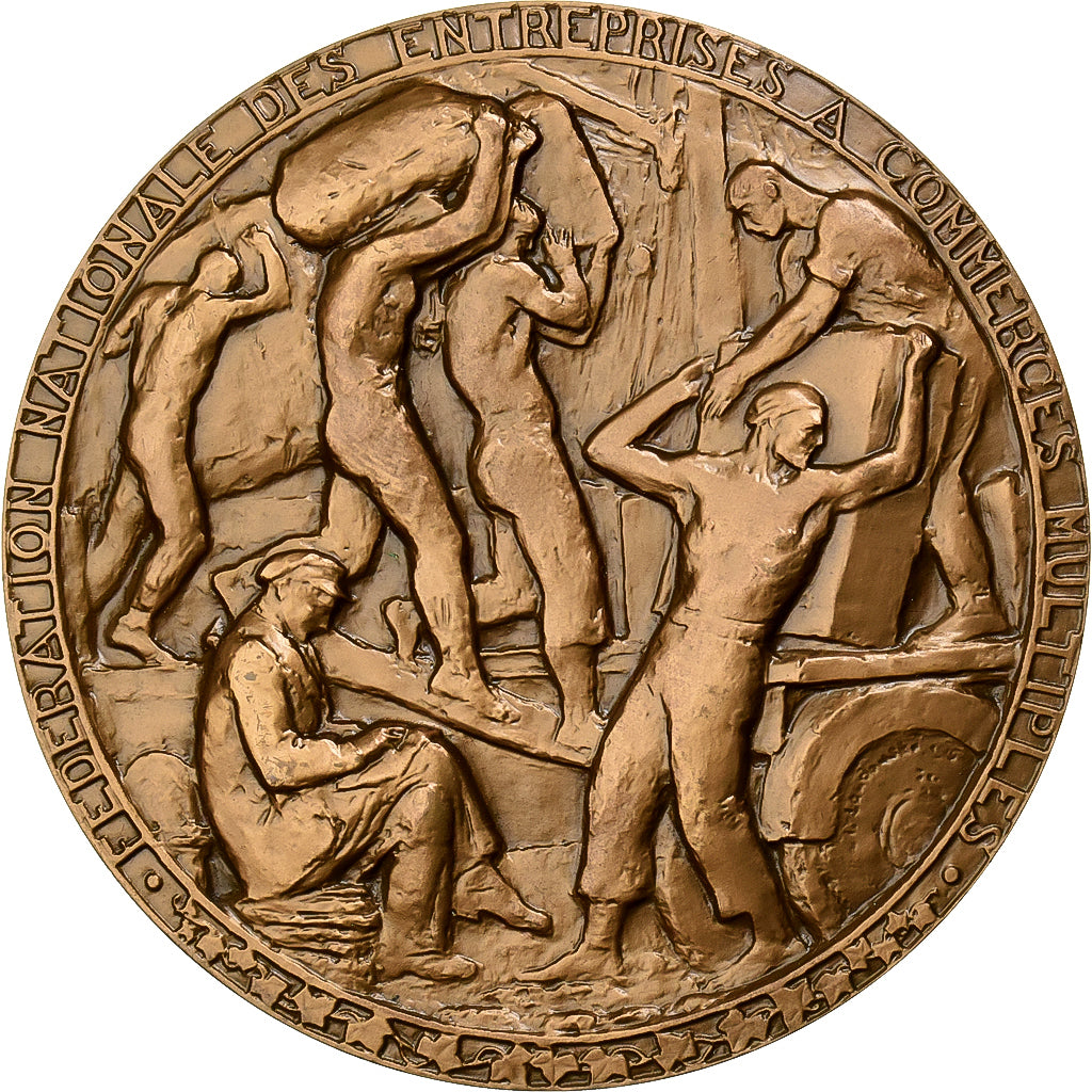 Frankreich, Medaille, Fédération Nationale des Entreprises à Commerces