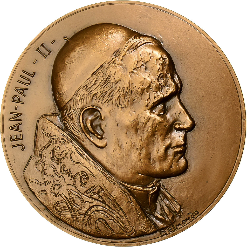CIDADE DO VATICANO, medalha, Jean-Paul II, Jean Paul II, Dieu pour tous les