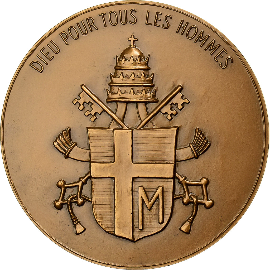 CIDADE DO VATICANO, medalha, Jean-Paul II, Jean Paul II, Dieu pour tous les