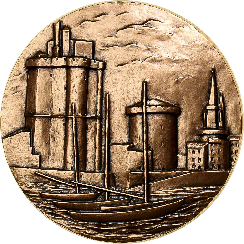 Frankreich, Medaille, Ville de La Rochelle, Bronze, UNZ