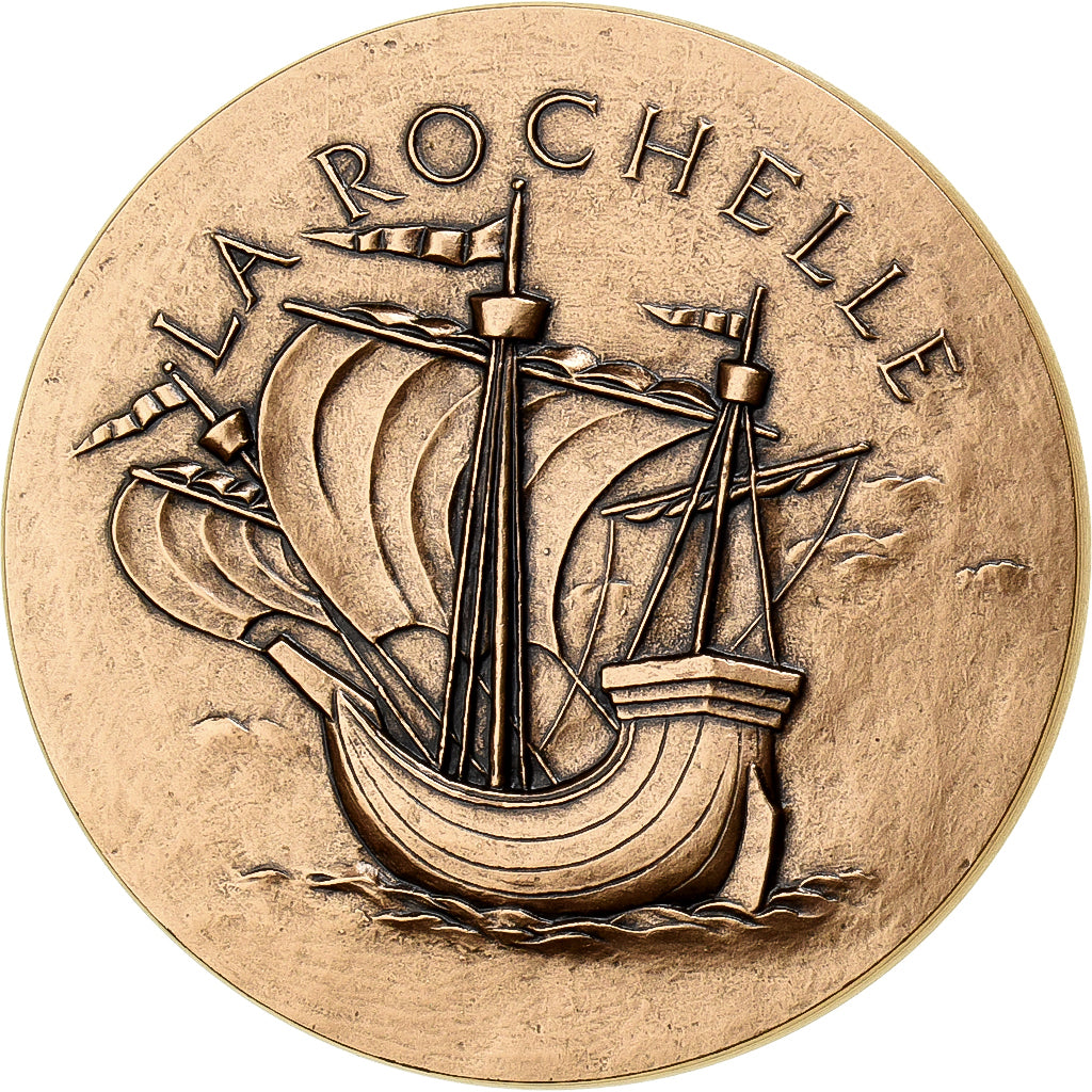 Frankreich, Medaille, Ville de La Rochelle, Bronze, UNZ
