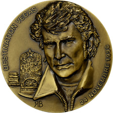 France, Médaille, Johnny Hallyday, Végas, 1996, Bronze, SPL, Arthus Bertrand