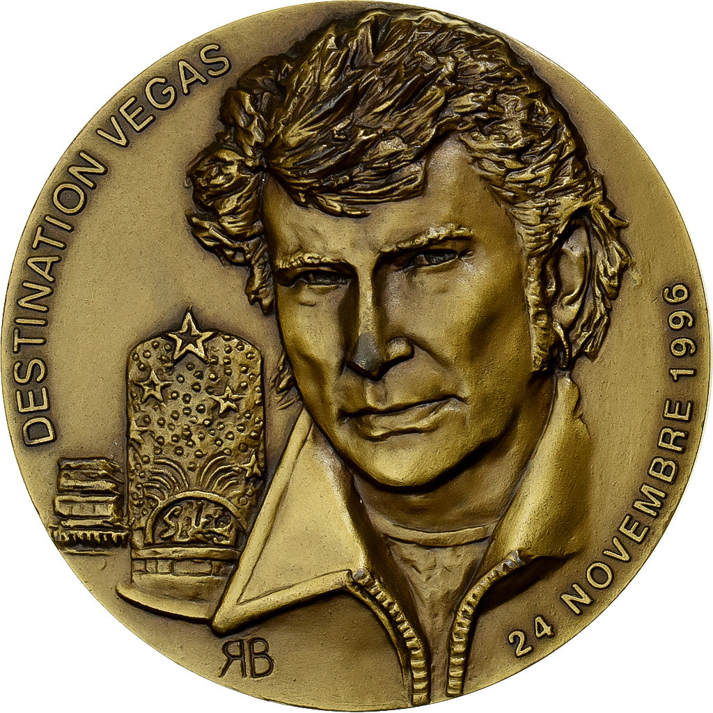 França, medalha, Johnny Hallyday, Végas, 1996, Bronze, Arthus Bertrand