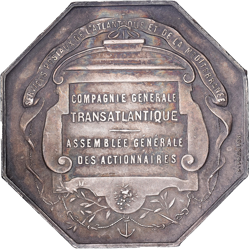 Francia, ficha, Compagnie Générale Transatlantique, Assemblée, Argento