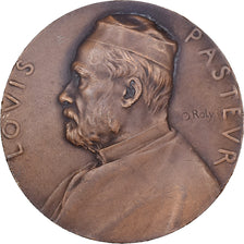 Frankrijk, Medaille, Louis Pasteur, 1888, Bronzen, Roty, ZF+