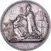 France, Médaille de mariage, Noces, Mariage, Religion, 1890, Silver, AU(50-53)
