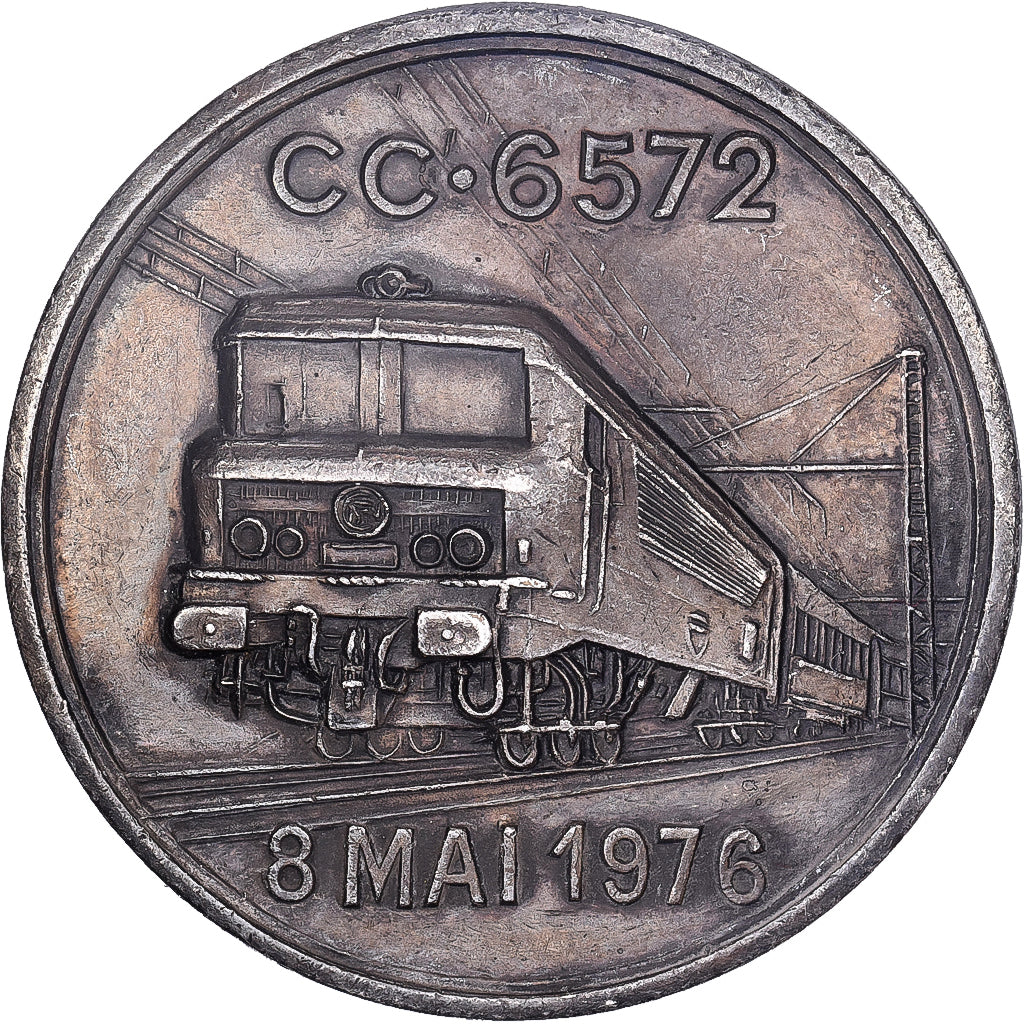 Francia, medaglia, Résistance Fer, 1976, Silvered Metal, BB+