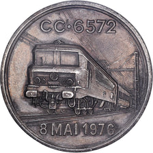 France, Medal, Résistance Fer, 1976, Silvered Metal, AU(50-53)