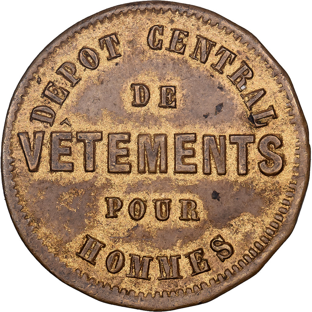 Frankrijk, Token, A la Redingote Grise, Manufacture d'Habillement, Paris, Koper