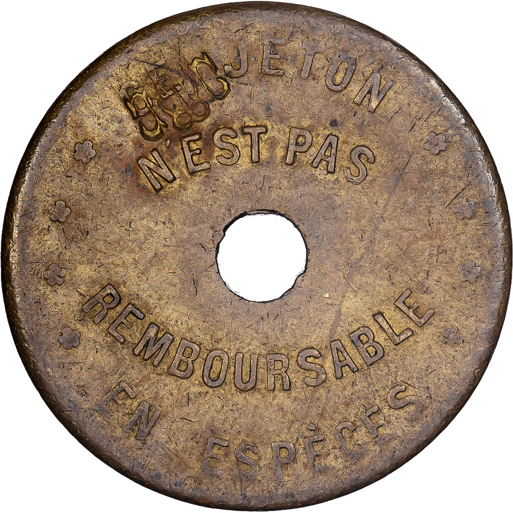 Francja, Lyon - O.T.L., 25 Centimes, 1922, EF(40-45), Mosiądz