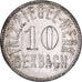 Duitsland, Falzziegel-Werk, Bexbach, 10 Pfennig, ZF, Métal