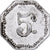 France, Ville de Malakoff, 5 Centimes, 1870-1940, VF(20-25), Aluminium