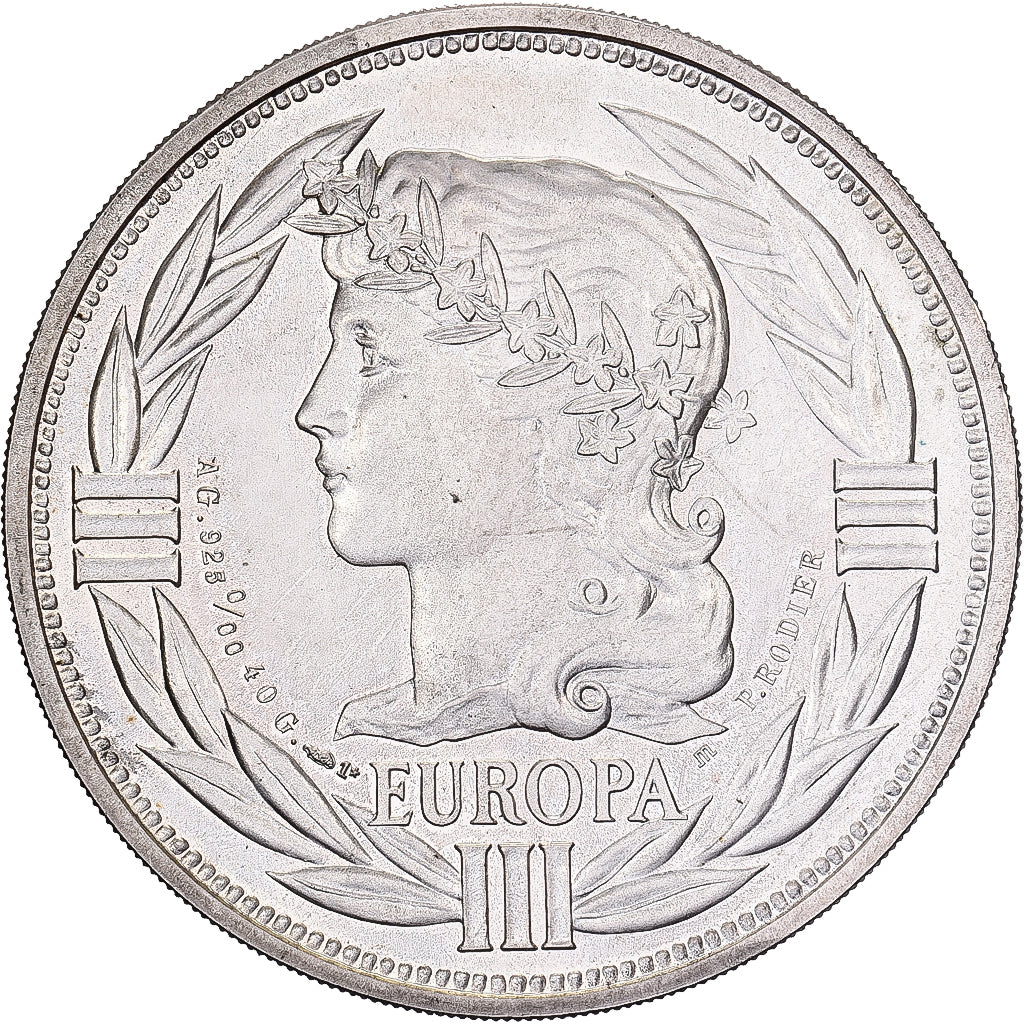 France, Médaille, Ecu Europa, Marianne, 1987, Argent, SPL, Rodier